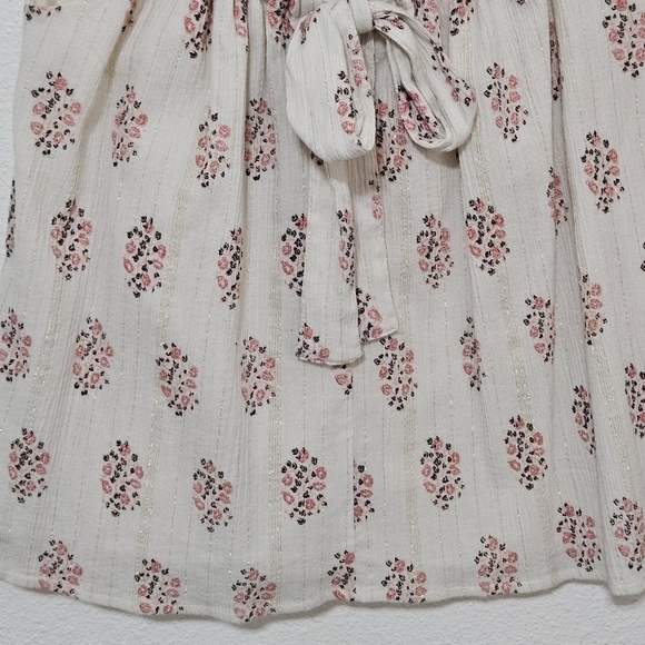 NWT La Vie Rebecca Taylor top with gold threading details size medium - Picture 7 of 14